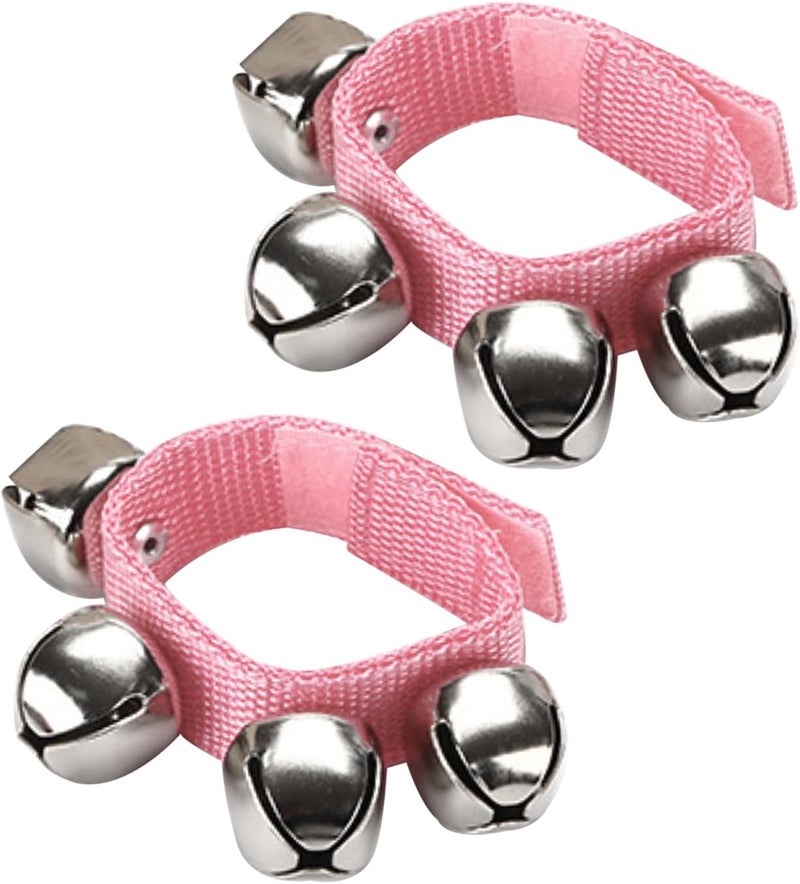 CashBeat Wrist Bells Set of 2, Adjustable Jingle Bells for Wrist/Ankle, Percussion Accessory for Dance, Fitness, Stage Performance - Image 1